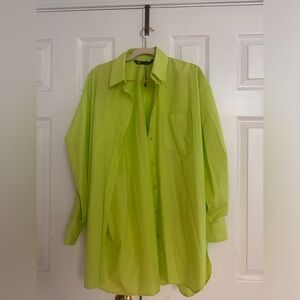 Zara Botton down shirt l